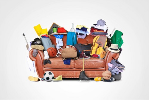 Office clearance professionals removing furniture in Chessington