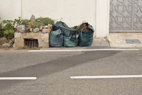 Residential property with an allocated skip