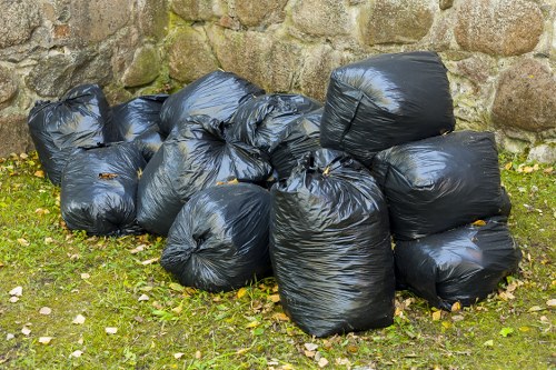 Household rubbish removal at a residential property