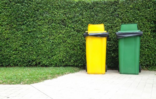 Recycling facility processing construction waste