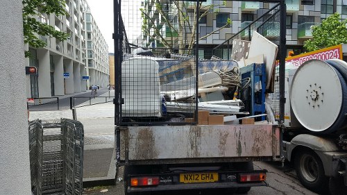 Clearing vegetation and debris on a site
