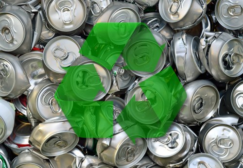 Recycling facilities handling demolition materials